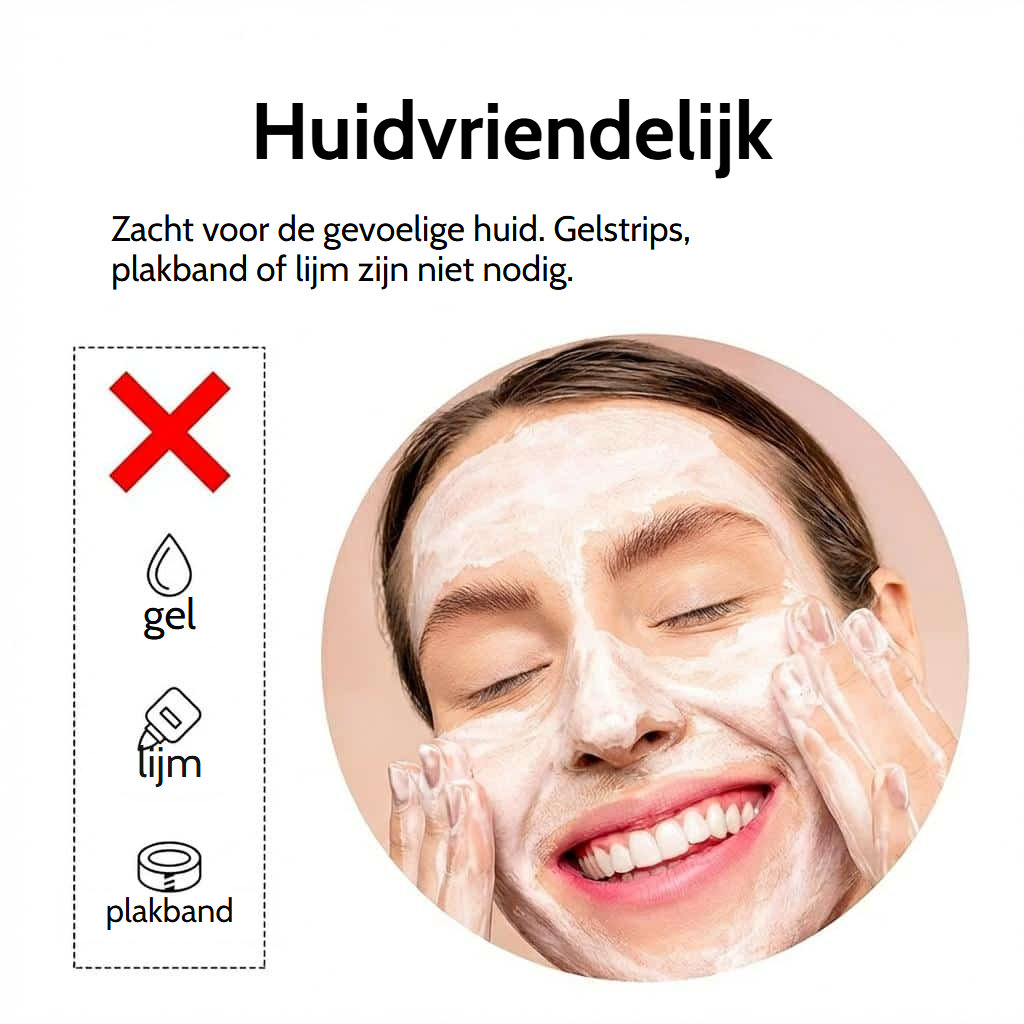 Antislip pruikenband met verstelbaar klittenband