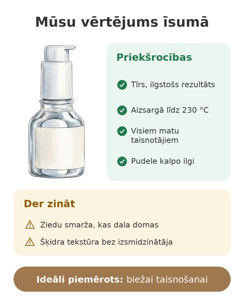 Mūsu vērtējums īsumā par izlīdzinošo serumu Steampod – priekšrocības un ņemamais vērā