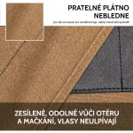 Holičská zástěra z bavlněného plátna s nastavitelnými zkříženými ramínky