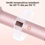 Keramikas apaļā sildošā suka 3 vienā ar LCD displeju