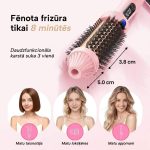 Taisnojoša, cirtojoša un apjomu piešķirošā termiskā suka ar LED ekrānu