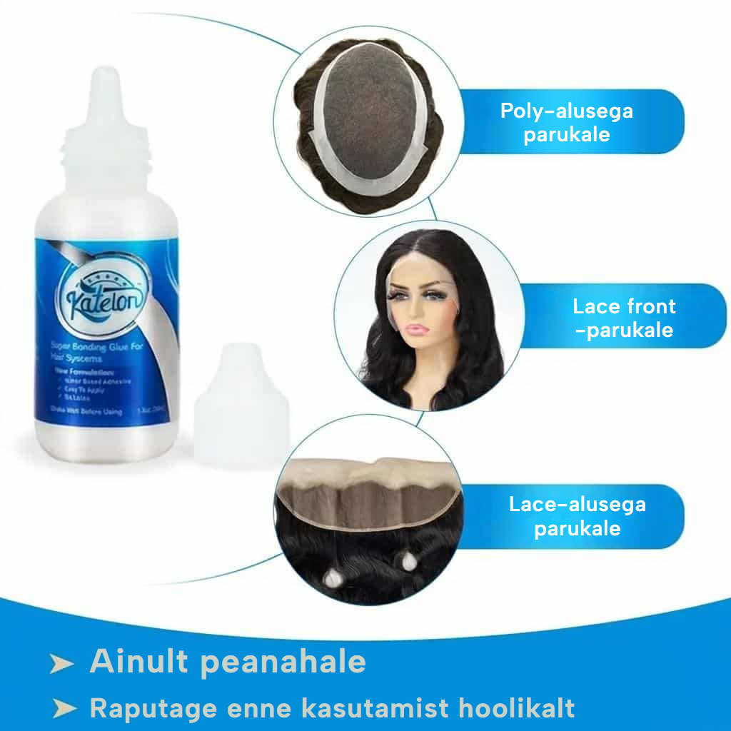 Vaha, parukamütside ja eemaldajaga parukahoolduskomplekt
