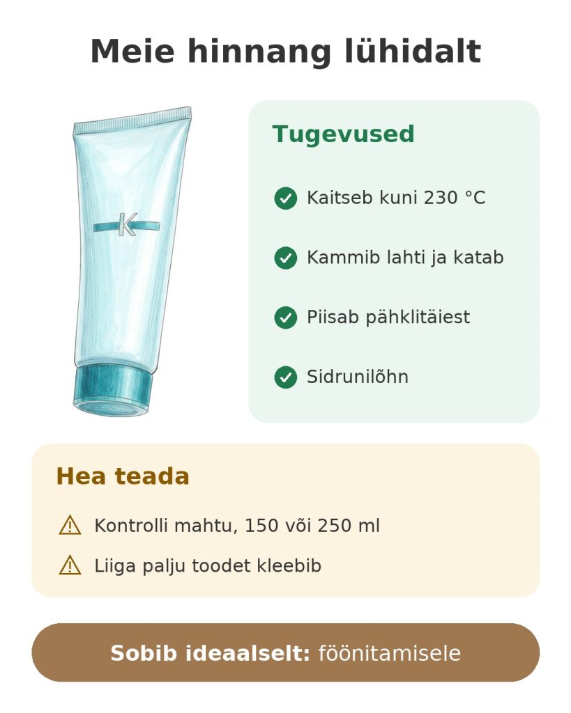 Meie hinnang lühidalt: Kérastase föönitamishooldus
