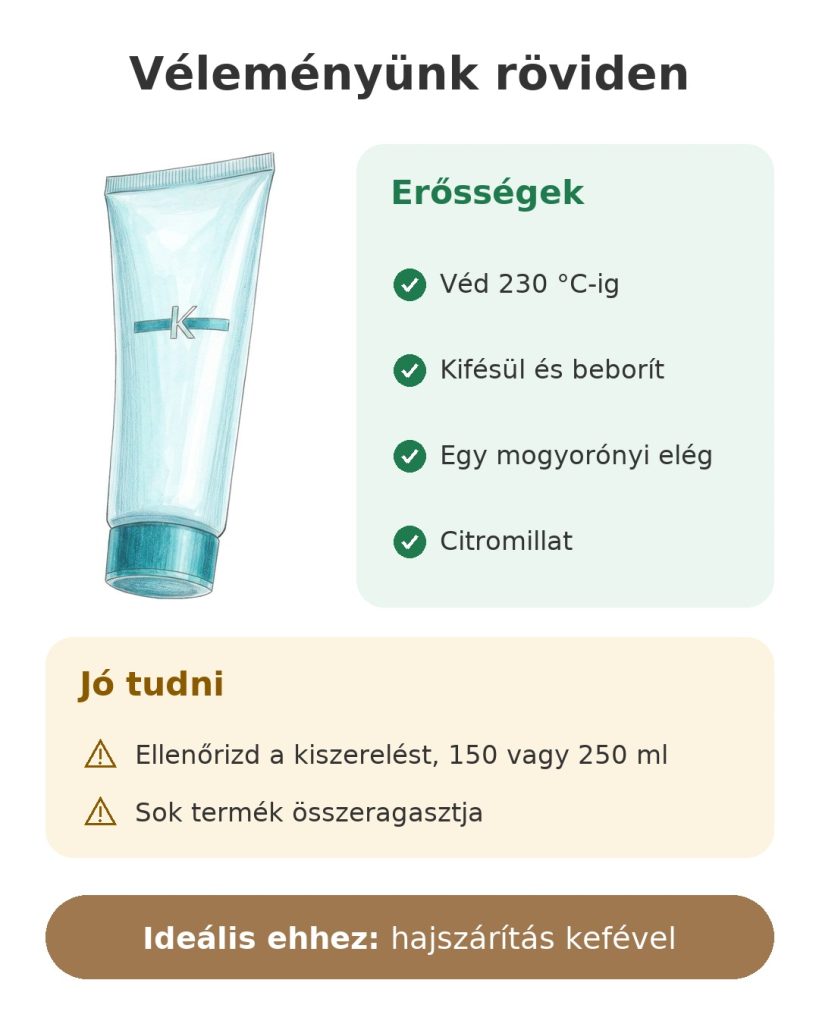 Véleményünk röviden: Kérastase hajápoló szárításhoz