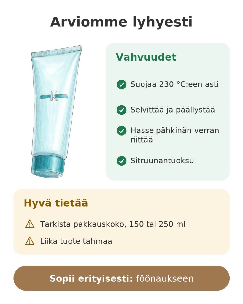 Arviomme lyhyesti: Kérastase-hoito föönaukseen