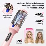 Simító, hullámosító és dúsító hőkefe LED-kijelzővel