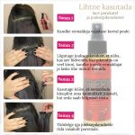 Parukate ja juuksepikenduste lahustisprei