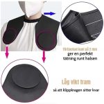 Vattentät frisörkappa med geometriskt mönster för salong