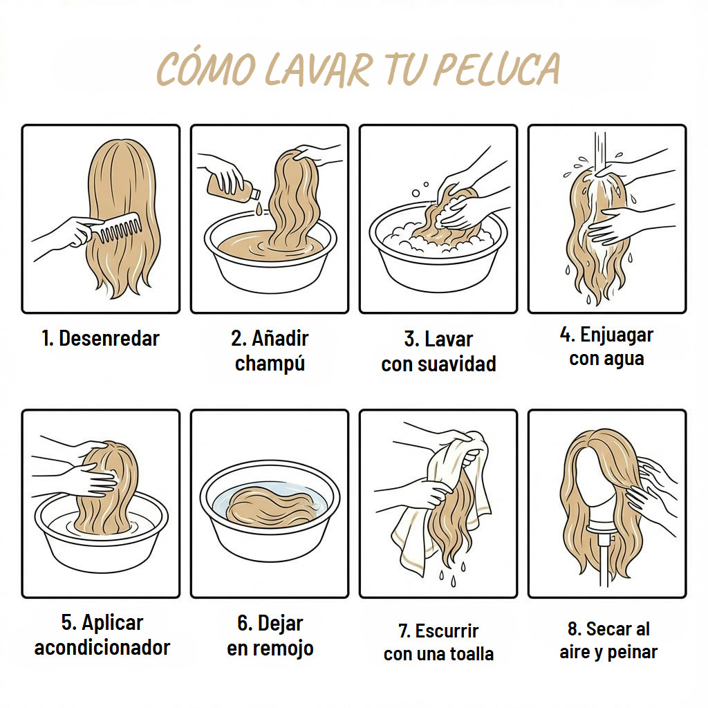 Peluca lace front castaño oscuro rizada de pelo natural con encaje HD transparente