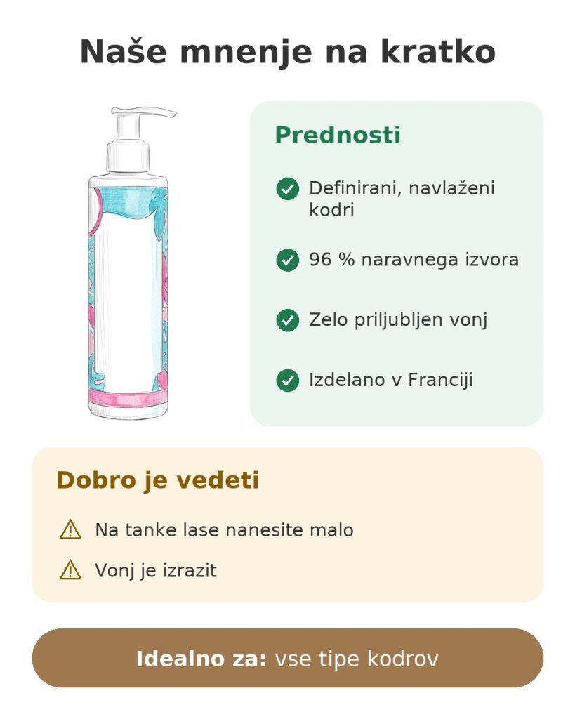 Naše mnenje na kratko o leave-inu Acticurl za kodre, s prednostmi in kar je dobro vedeti