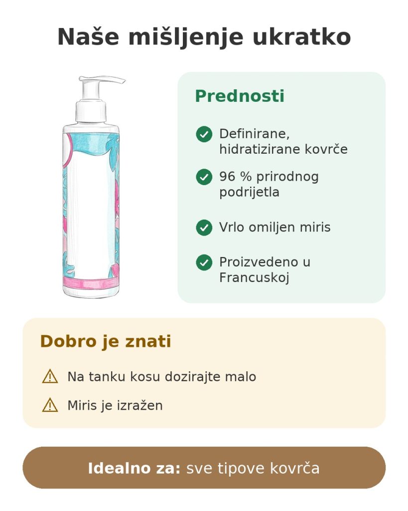 Naše mišljenje ukratko o leave-inu Acticurl za kovrče, s prednostima i što je dobro znati