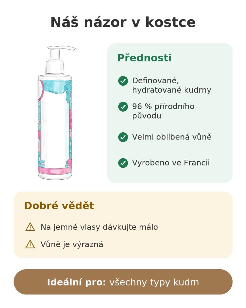 Náš názor v kostce na leave-in Acticurl pro kudrnaté vlasy, silné stránky a na co si dát pozor