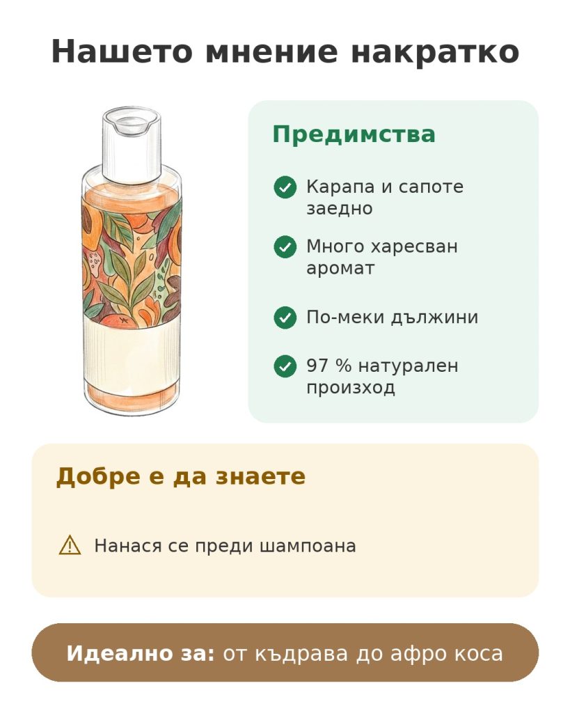 Маслена баня Activilong Actiforce Нашето мнение накратко за маслената баня с карапа и сапоте за къдрава коса