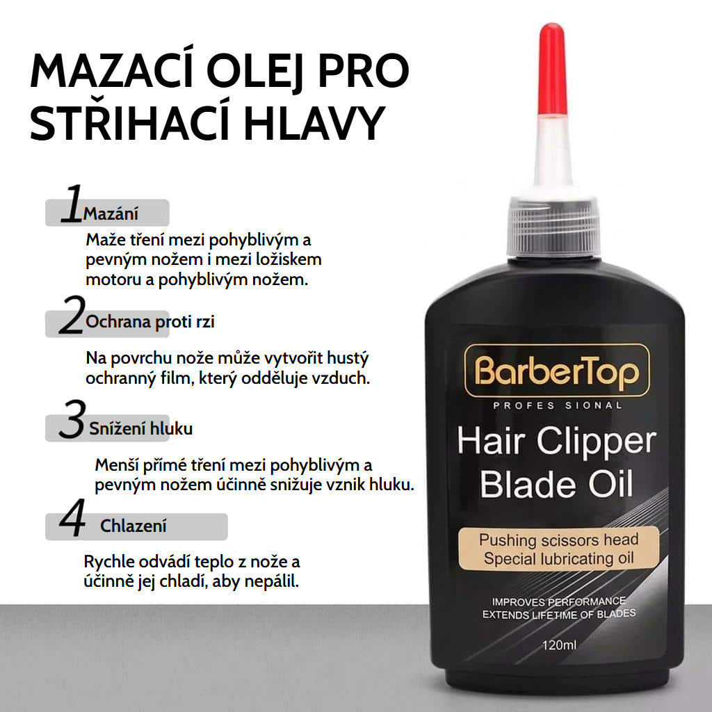 Mazací olej na čepele strojku na vlasy 120 ml