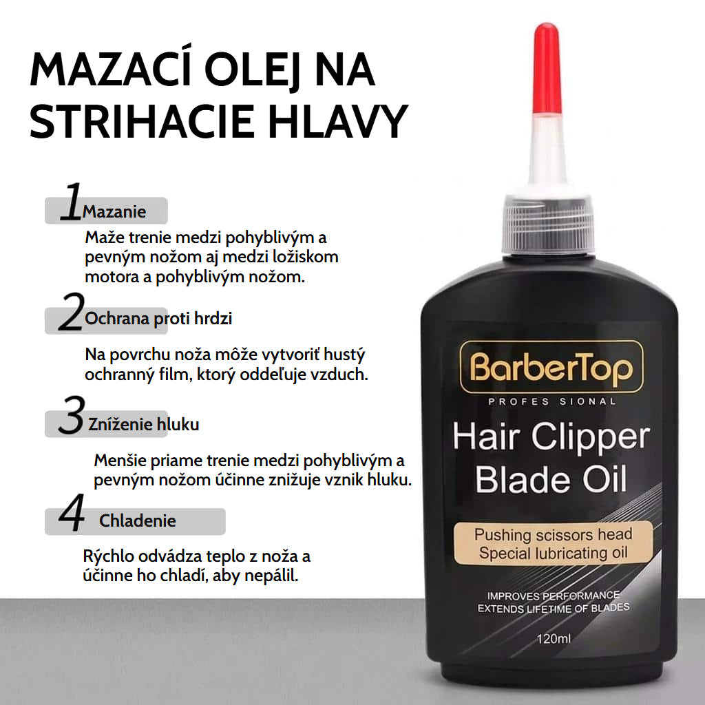 Mazací olej na čepele strojčeka, 120 ml