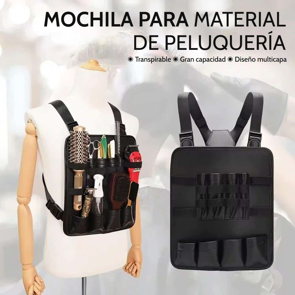 Bolsa organizadora táctica para peluqueros y barberos con compartimentos de almacenaje