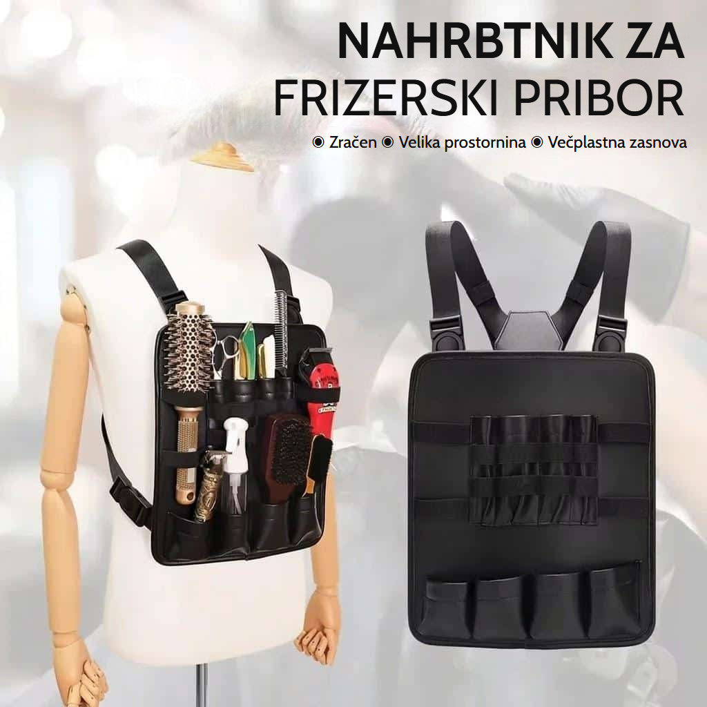 Taktična torba organizator za frizerje in brivce s predelki za shranjevanje
