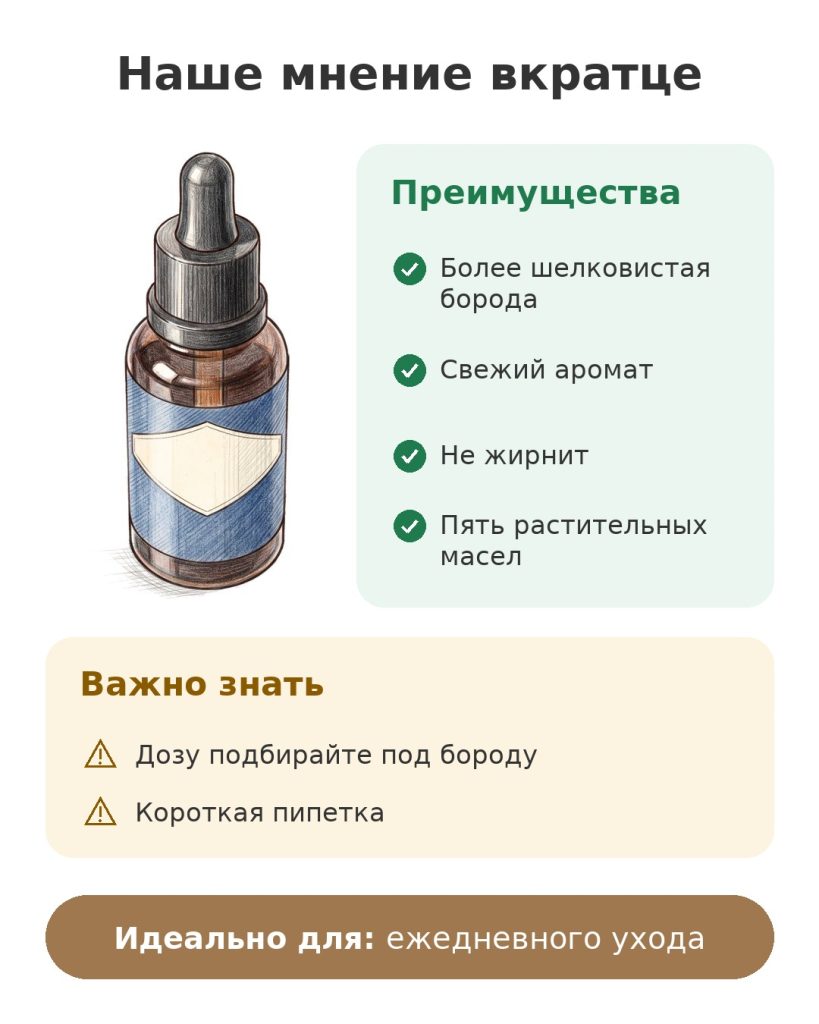 Наше мнение вкратце о масле для бороды Gillette с пятью растительными маслами