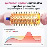 Termo krtača za ravnanje, kodranje in volumen z LED zaslonom