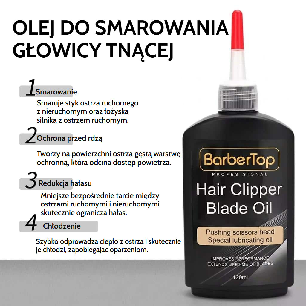 Olej smarujący do ostrzy maszynek, 120 ml
