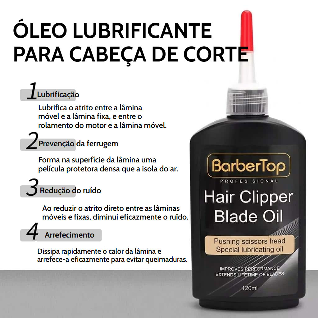Óleo lubrificante para lâminas de máquina de corte de 120 ml