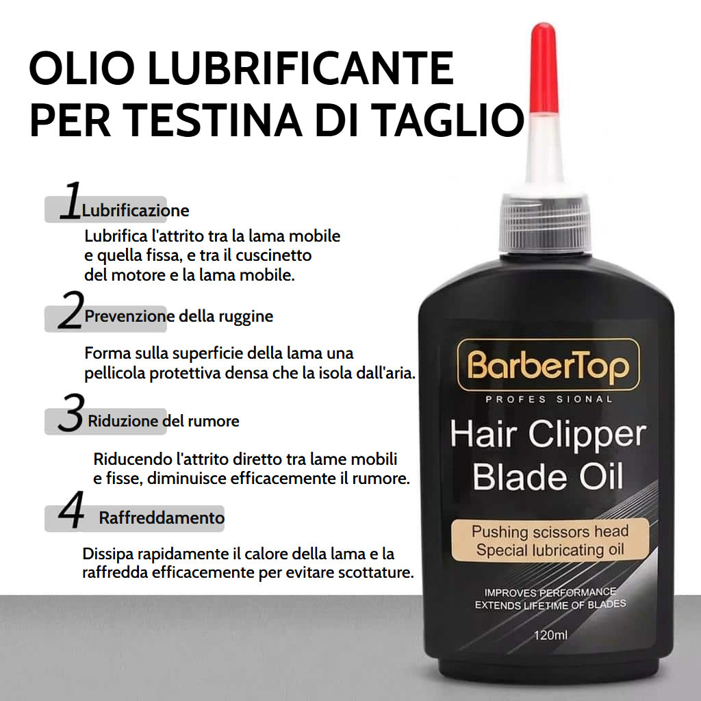 Olio lubrificante per lame di tagliacapelli da 120 ml