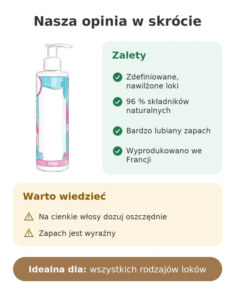 Nasza opinia w skrócie o odżywce bez spłukiwania Acticurl do zdefiniowanych, nawilżonych loków