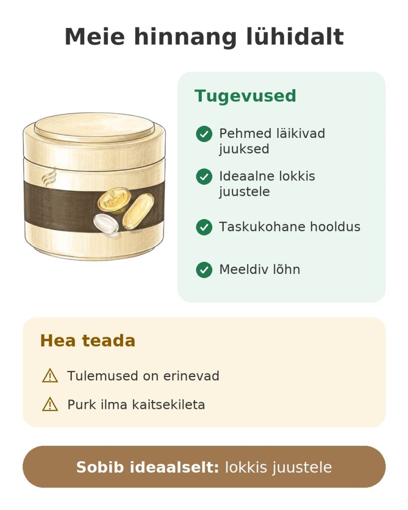 Meie hinnang lühidalt: Pantene Pro-V mask lokkis juustele