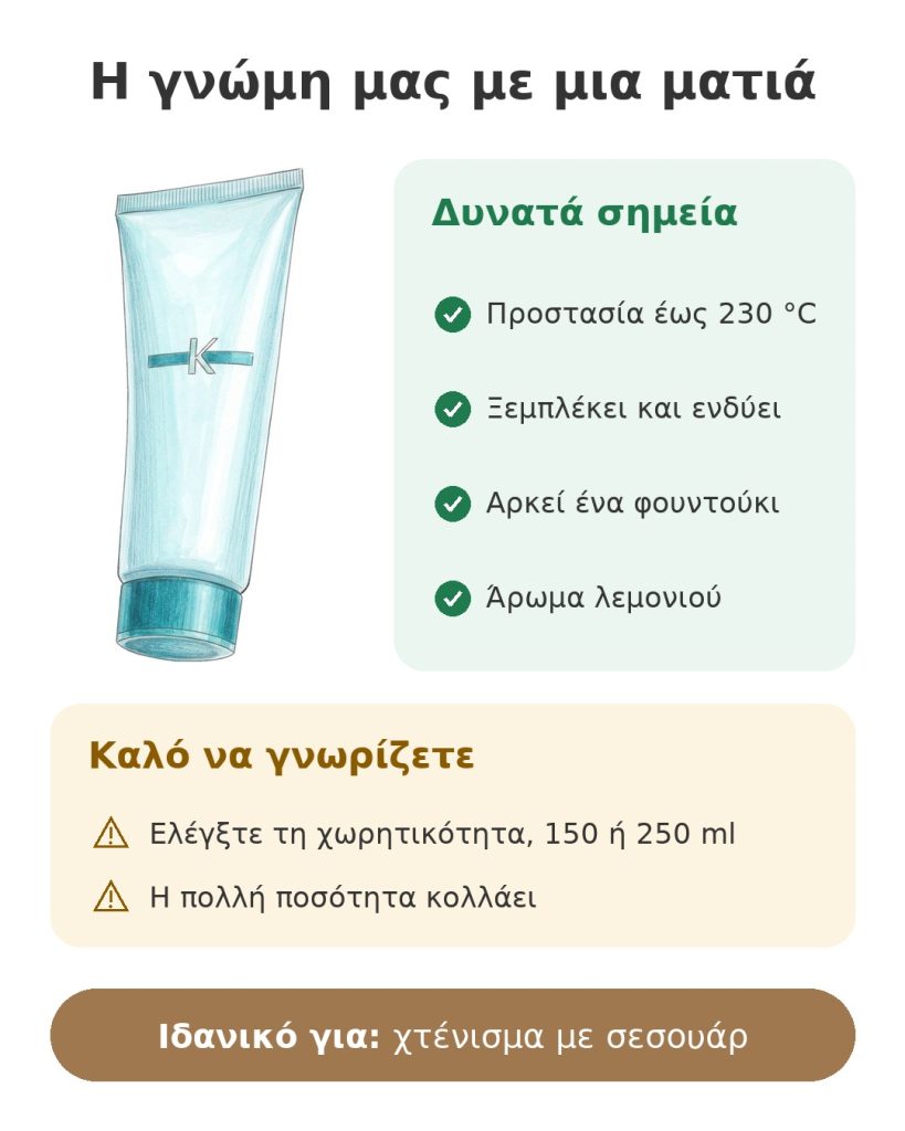 Η γνώμη μας με μια ματιά για την περιποίηση Kérastase για χτένισμα με σεσουάρ