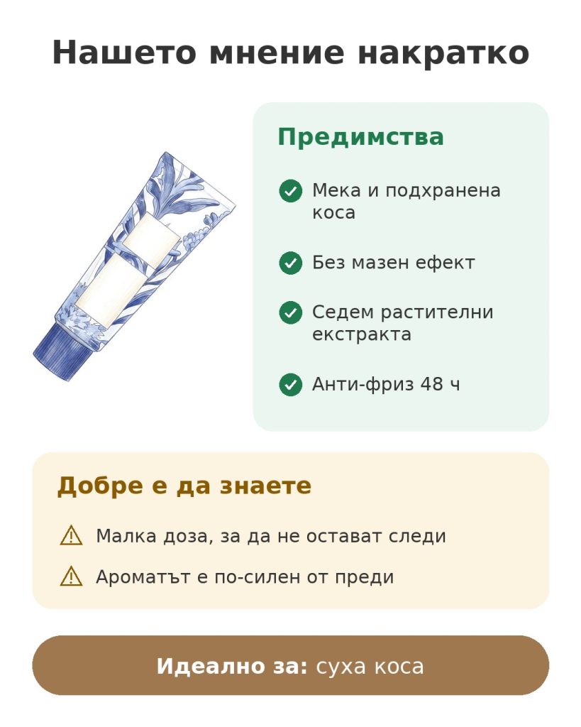Нашето мнение накратко за Phyto 7 Elixir със седем растителни екстракта за суха коса
