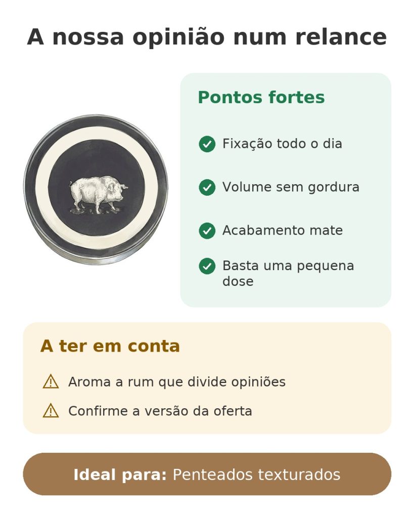 A nossa opinião num relance sobre a pomada para o cabelo da Reuzel