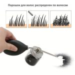Аппликатор для пудры для волос с воздушной помпой и прозрачным флаконом