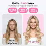 Szczotka termiczna prostująca, lokująca i dodająca objętości z wyświetlaczem LED