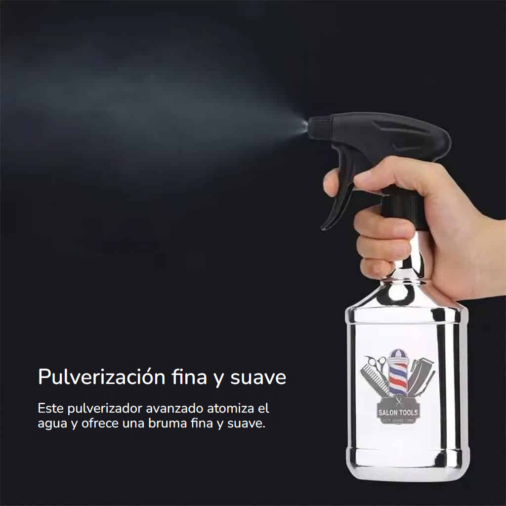 Pulverizador de salón con gatillo ergonómico y boquilla regulable de 260 ml