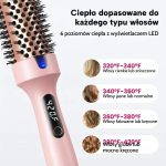 Szczotka termiczna prostująca, lokująca i dodająca objętości z wyświetlaczem LED