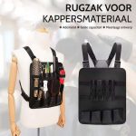 Tactische organizertas voor kapper en barbier met opbergvakken