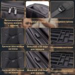 Профессиональный рюкзак для макияжа и инструментов для укладки с регулируемыми отделениями