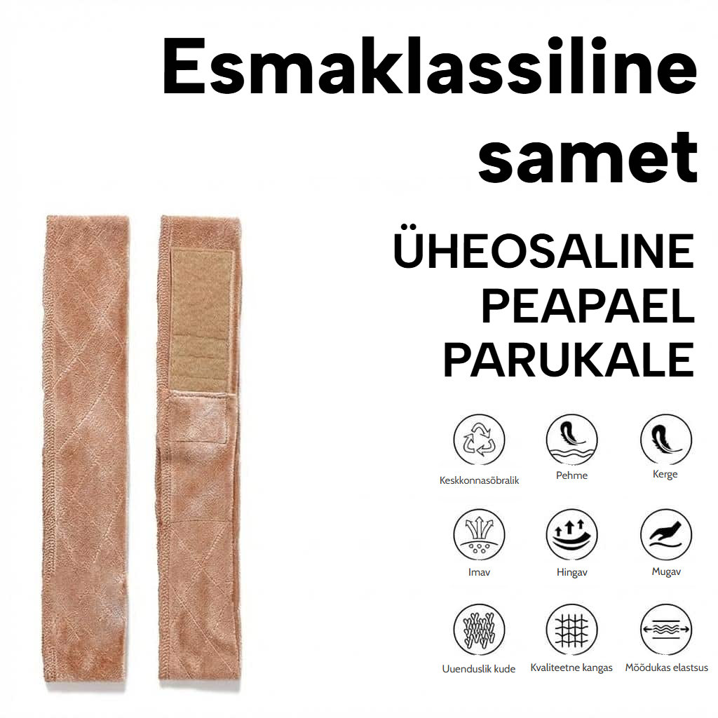 Libisemiskindel parukapael reguleeritava takjakinnisega