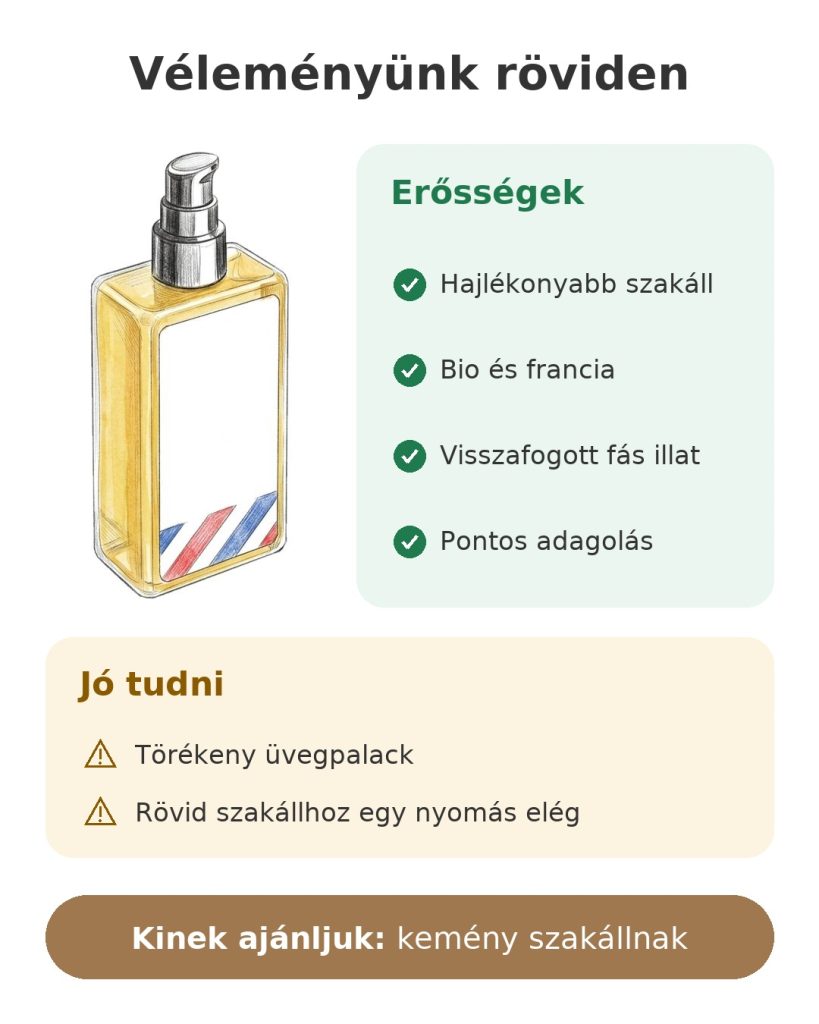 Véleményünk röviden: Sapiens bio szakállolaj – erősségek, tudnivalók és ideális felhasználás