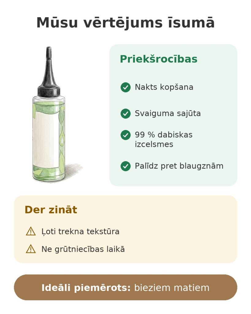 Mūsu vērtējums īsumā par serumu Activilong – priekšrocības un ņemamais vērā