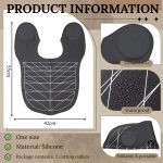 Waterproof cutting cape with geometric pattern for salons