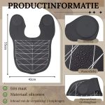 Waterdichte kapmantel met geometrisch motief voor de salon