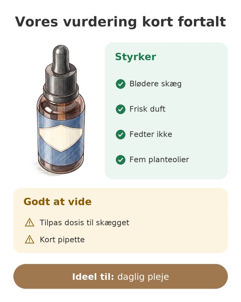 Skægolie King C. Gillette 30 ml Vores vurdering kort fortalt af skægolien Gillette til daglig pleje