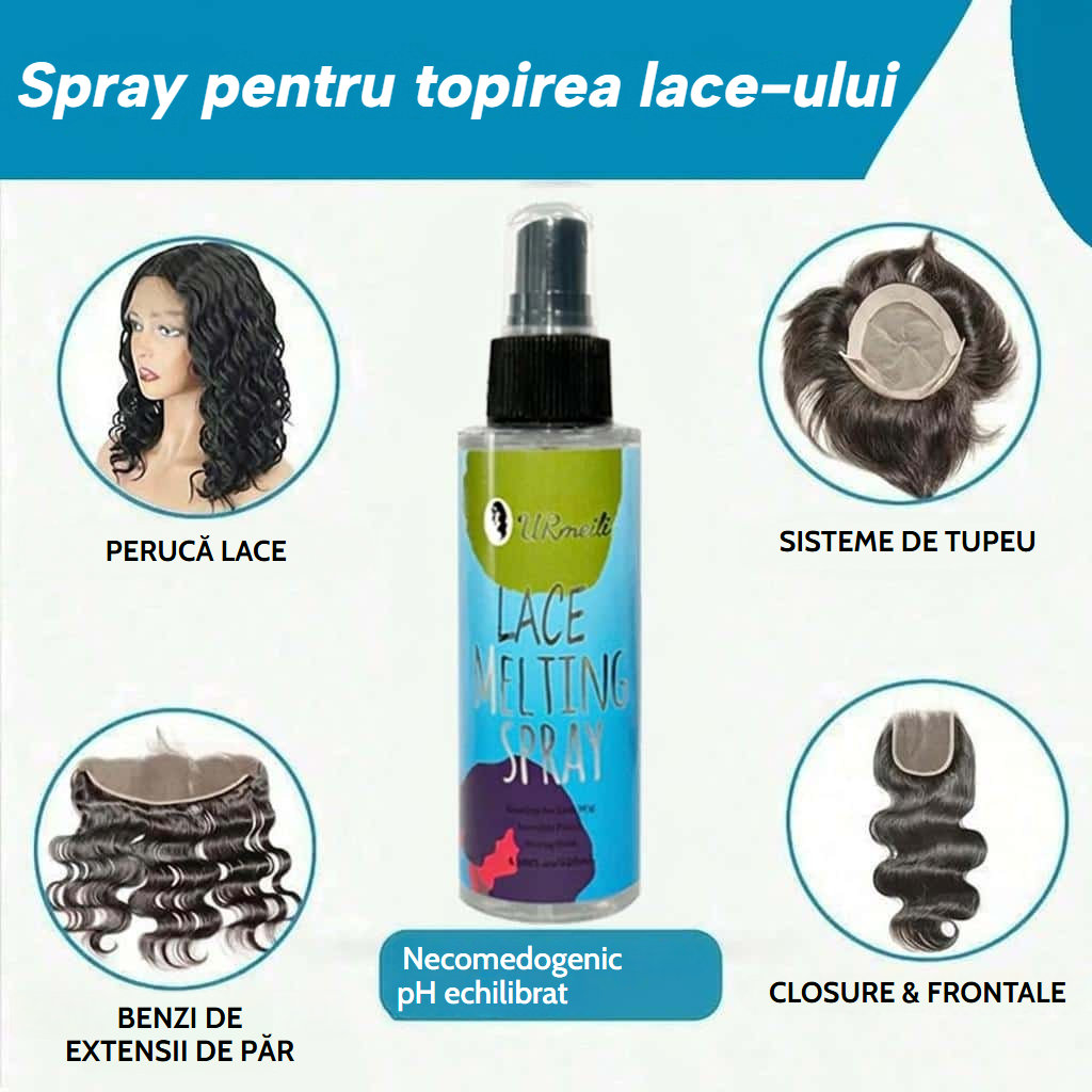 Set de întreținere pentru peruci cu ceară, bonete și dizolvant