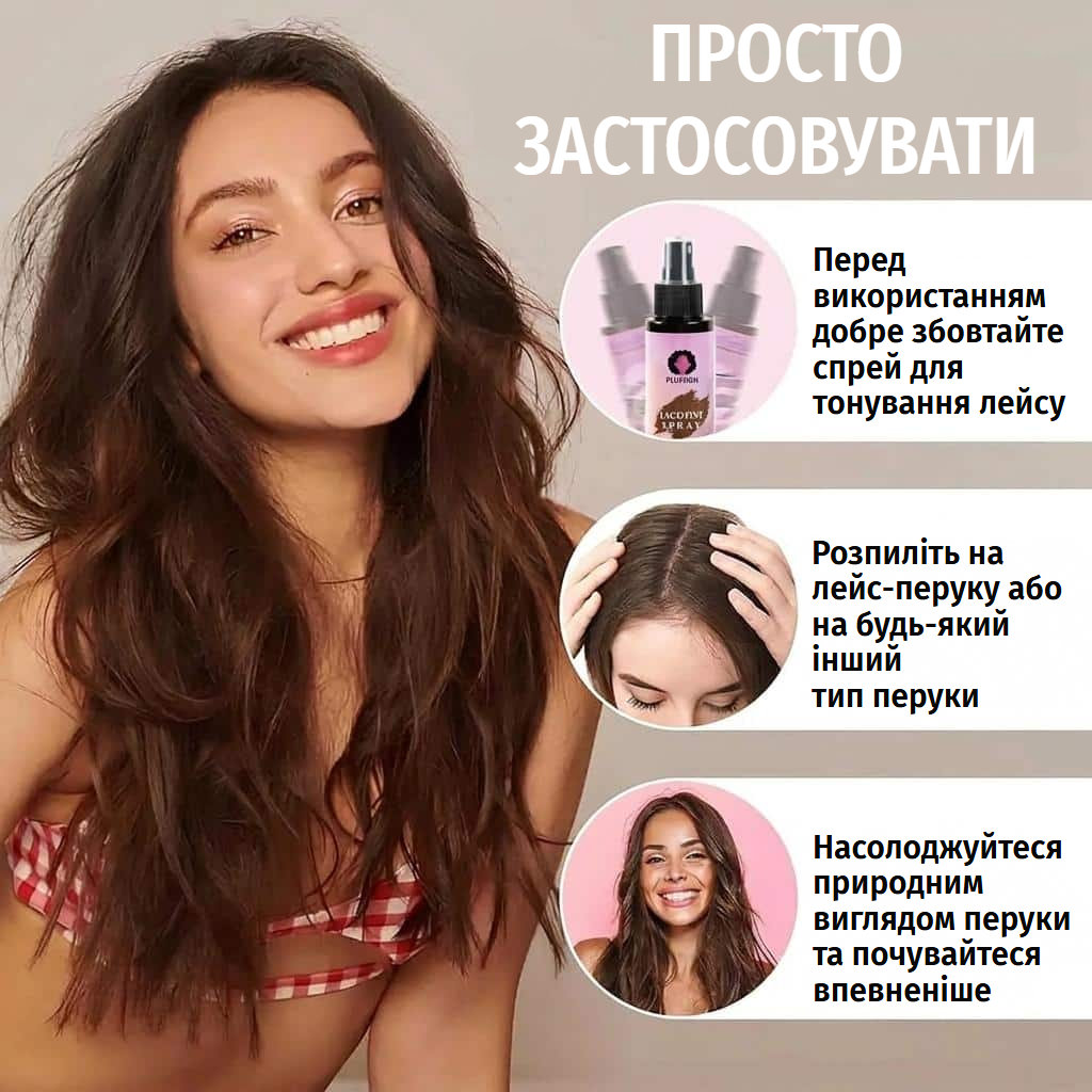 Набір для догляду за перуками з воском, шапочками та засобом для зняття клею