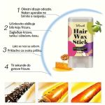 Komplet za njegu perika s voskom, kapicama i otapalom
