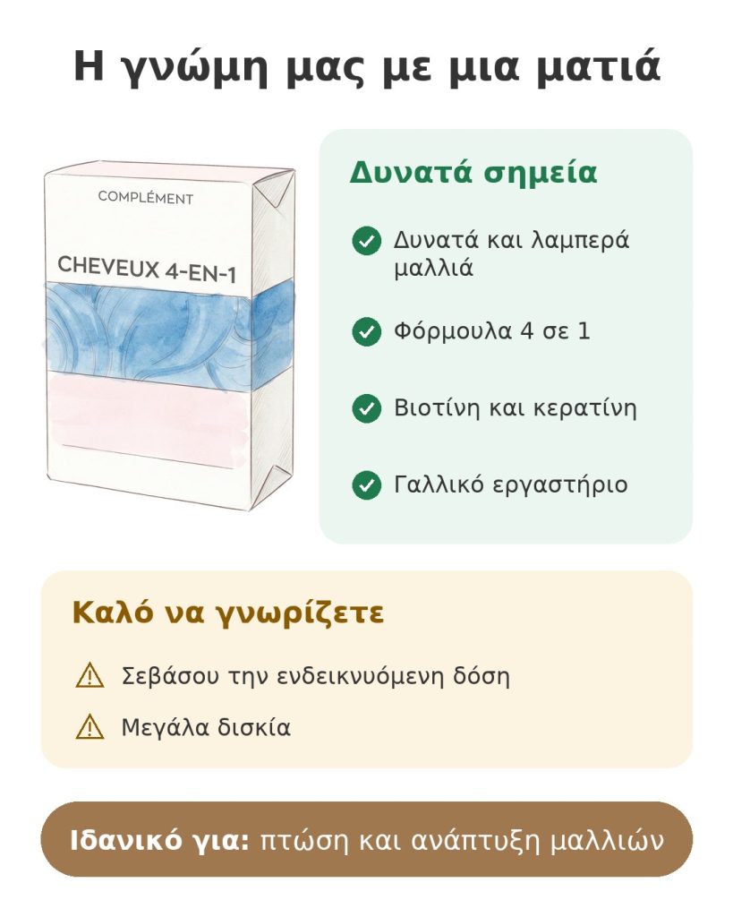 Συμπλήρωμα Granions Pro Keracys Η γνώμη μας με μια ματιά για το συμπλήρωμα διατροφής Granions Pro Keracys 4 σε 1 για τα μαλλιά