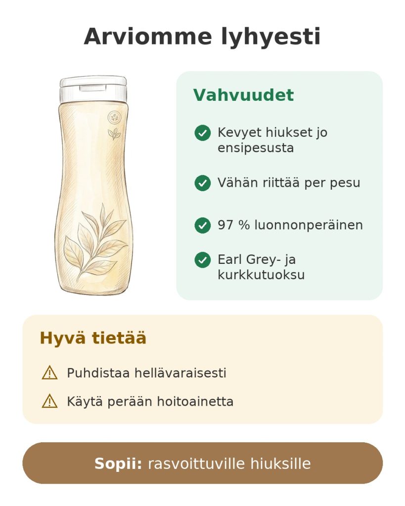 Arviomme lyhyesti: syväpuhdistava shampoo, vahvuudet ja tiedettävää