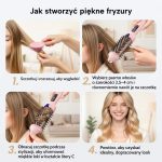 Szczotka termiczna prostująca, lokująca i dodająca objętości z wyświetlaczem LED