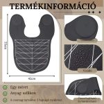 Vízálló geometrikus mintás vágókendő szalonba